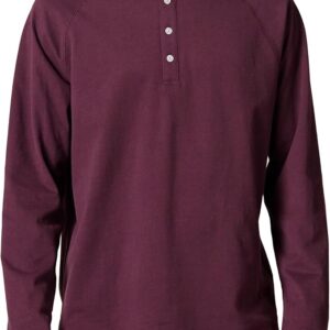 Amazon Essentials Long Sleeve Shirt for Men, Regular-Fit Henley, Available in Big & Tall